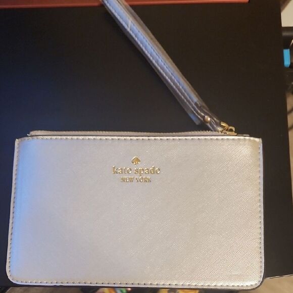Kate Spade Silver Wristlet